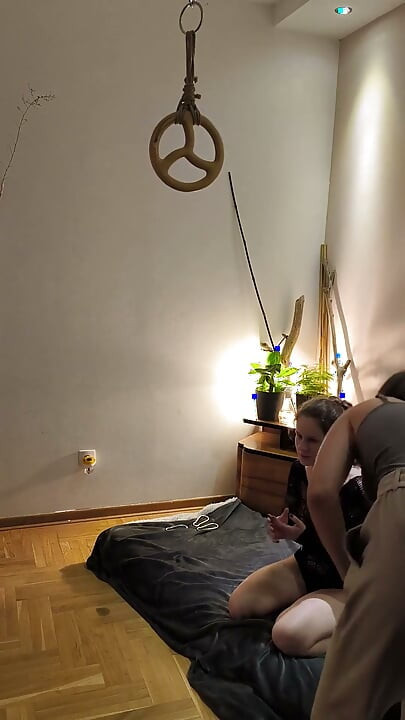 Licht Shibari-show