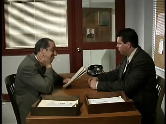 Steamy redhead with great tits suspected of fucked in interrogation room