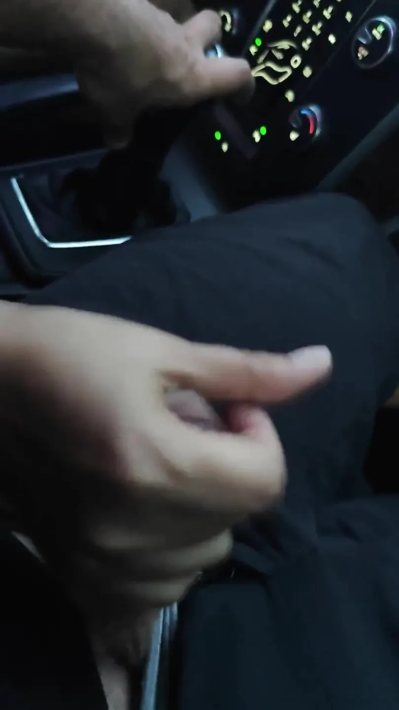 Handjob Risky Car Play - Real Couple