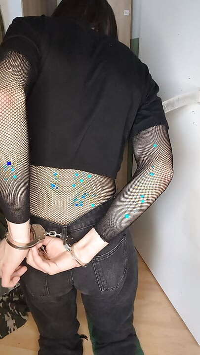 handcuffed sucking