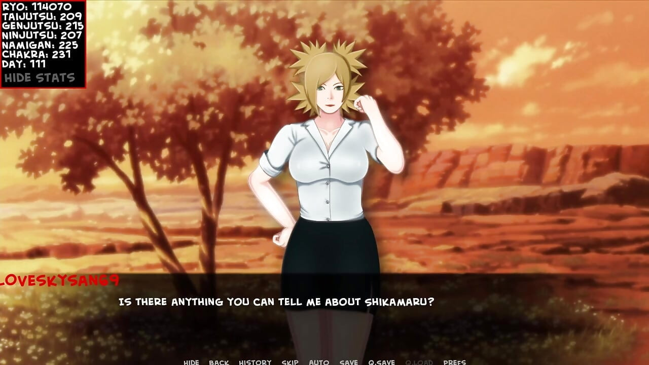 Sarada Training V2.2 partea 17 Antrenament Cu Temari de loveskysan69