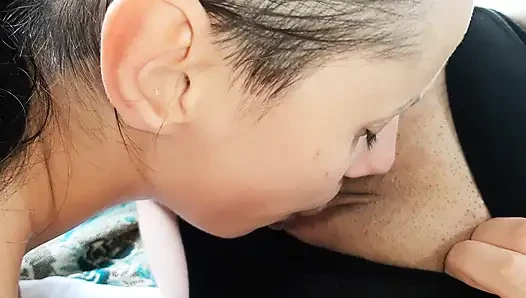 My girlfriend is licking my pussy and fingering her own pussy at the same time