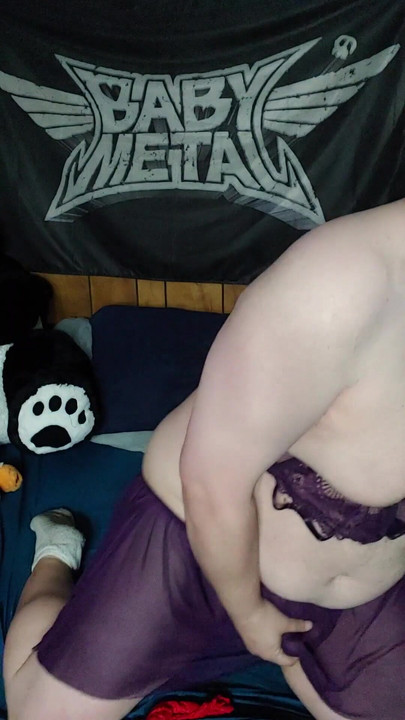 Must-share moment from "Chubby guy jerks off wearing women's lingerie"