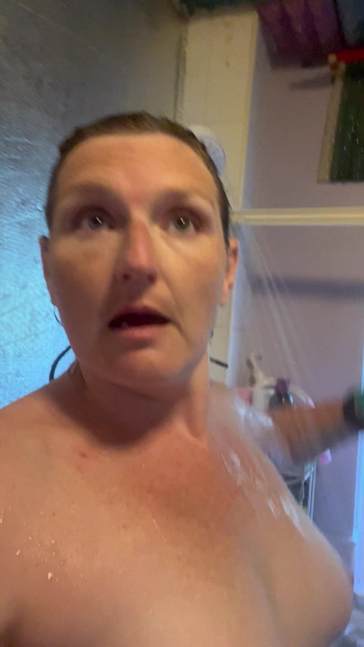 Trying to find the right place to film in the shower
