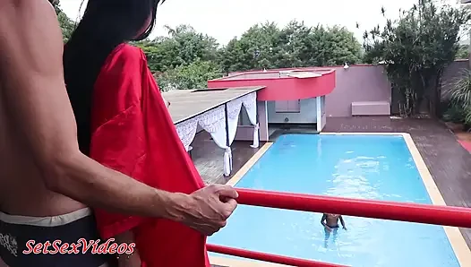 Anny Fernandez and Her Men - Part 1-3, Having Anal Sex in the Club Pool