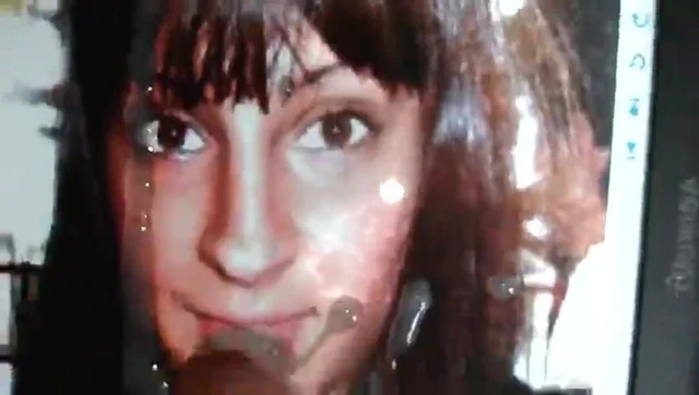 Lovely Loren Facialized With Fresh Spunk