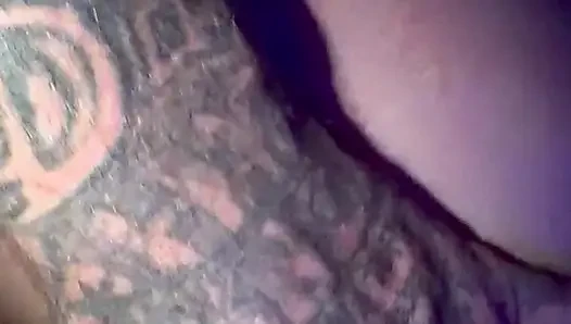 He loves getting handfuls and watching my ass from the back