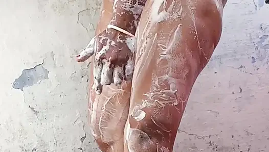 My nude bathing show