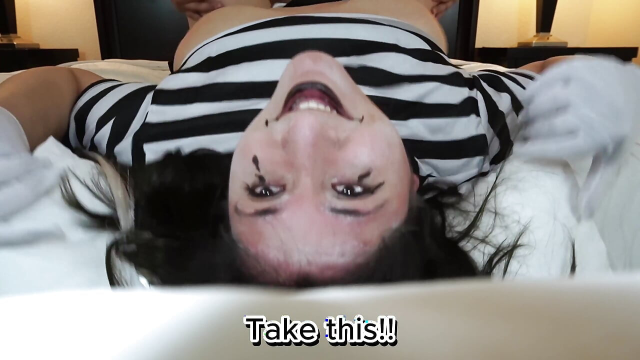Slutty Mime Tries to Make Man Smile