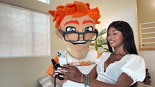 I Cast Athletic Ebony Babe Poppy Cox and She Ended Up on My Dick