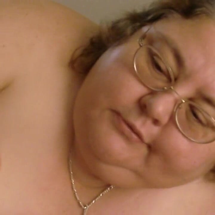 Nude ssbbw eats mini burger for you teasing giantess
