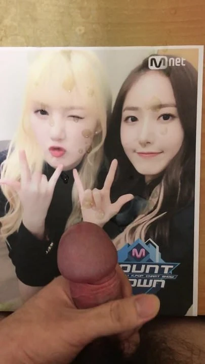 Gfriend sinbとyerinに射精