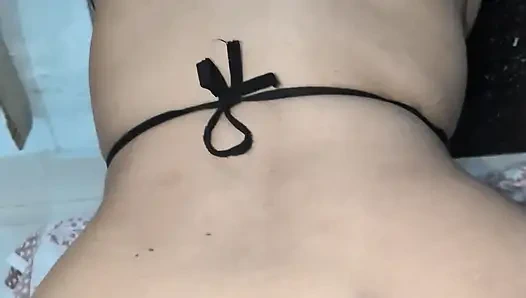 Cheater bhabhi fucked by lover in red bra and nighty