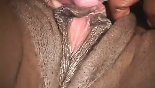 Well graced busty black model love to be fucked lying on the one side