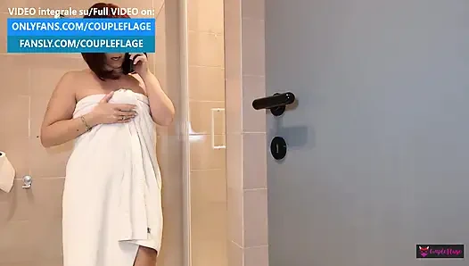 PLUMBER Cum Fast! The CUCKOLD Husband will soon be home!