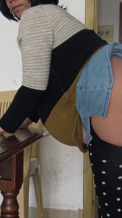 My stepson wanted to cum inside my hairy asshole | Clip 1