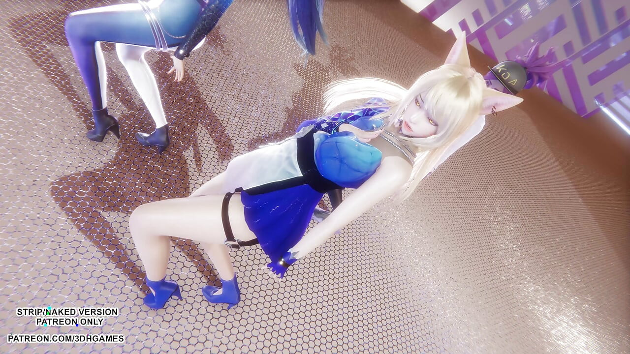 MMD KPop Demon Hunters - HUNTRX - Golden Ahri Akali Kaisa सेक्सी Kpop डांस लीग ऑफ लीजेंड्स हेनतई बिना सेंसर किया हुआ 4k 60Fps