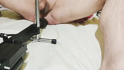 Canavar dildo ile anal delik genişletme