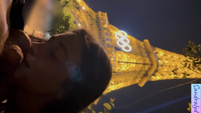 Public Ball Sucking Under the Eiffel Tower