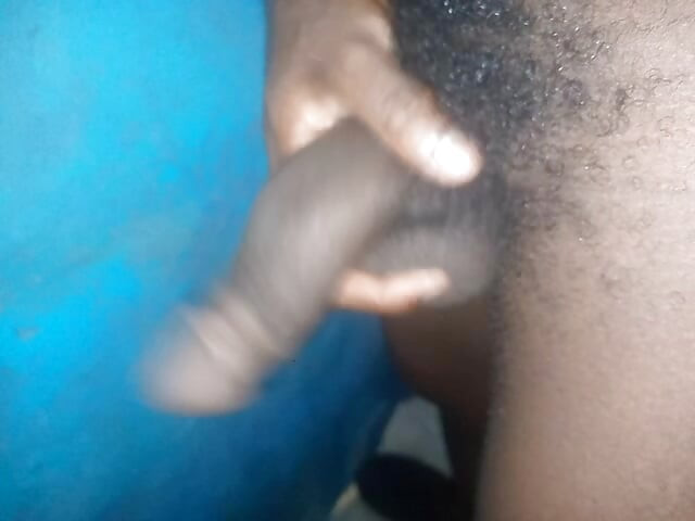 Musculoso grande pau preto gay solo