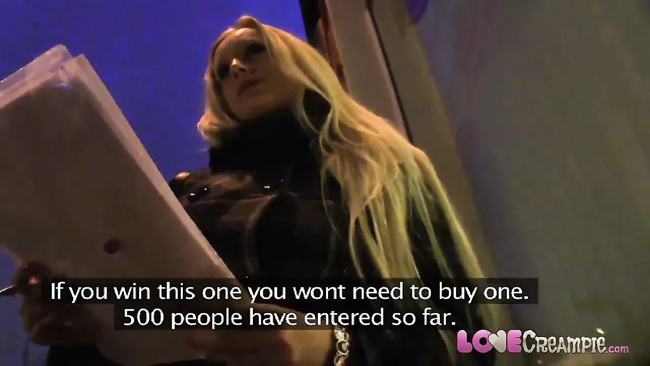 Love Creampie Gullible big tits blonde takes cock on camera