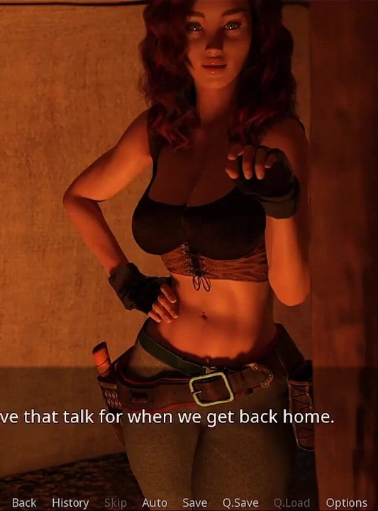 The Lust City - Beautiful Red Head Strips in Jungle and Gives Me a Handjob