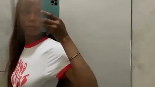 Hot Tease From Gorgeous African Petite