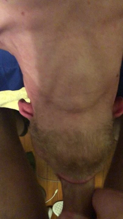 Huge cock throat fuck