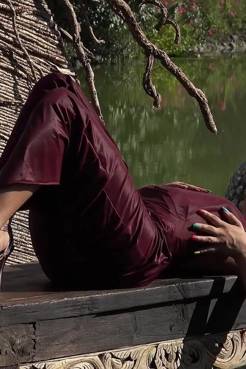 Wild Hardcore Threesomes with Blonde and Brunette Outdoors