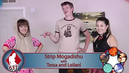 Tessa und Leilanis Strip Mogadishu spiel war intensiv
