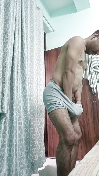 Indian desi police officer get sucked and shower with neighbour and army officer