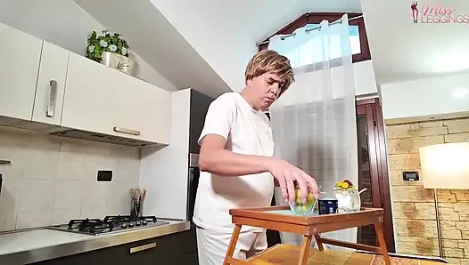 Confused Stepmom Understands Later That It Was Not the Servant Who Brought Her Breakfast in Bed but the Virgin Stepson