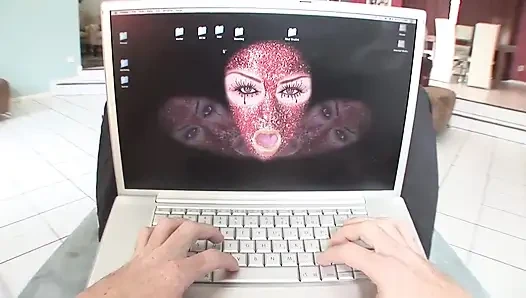 Hot POV strike for a blonde bitch