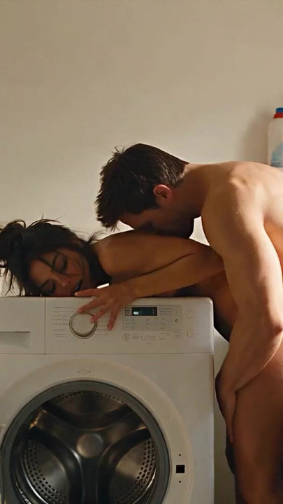 Trapped In The Washer, Rescued With A Hard Cock | Clip 1