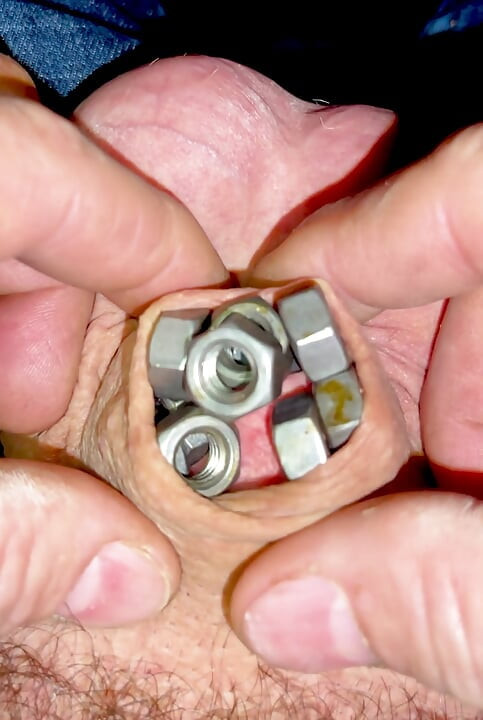 Literally busting a nut