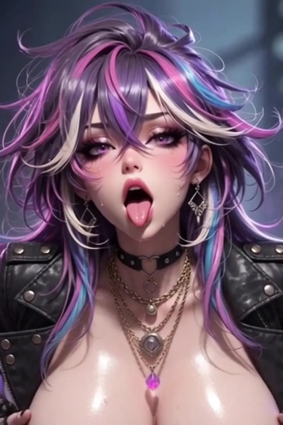 Animated Rock Glam Alternative Pin-up Tease Submissive Big Tits Strip Virtual Sex Dirty Talk