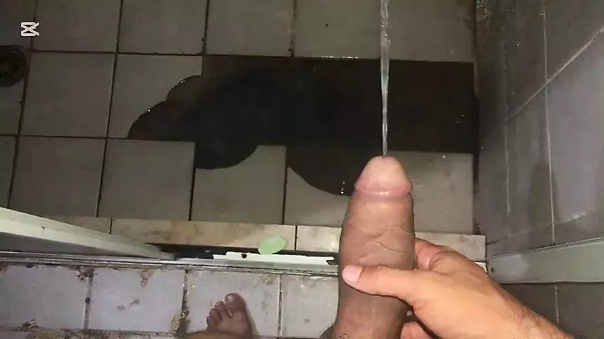 Setelah kencing dan sebelum berangkat kerja aku ngocok kontol
