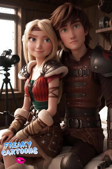 Astrid Hofferson i Hiccup Pierwsze porno wideo animacja Jak wytresować smoka