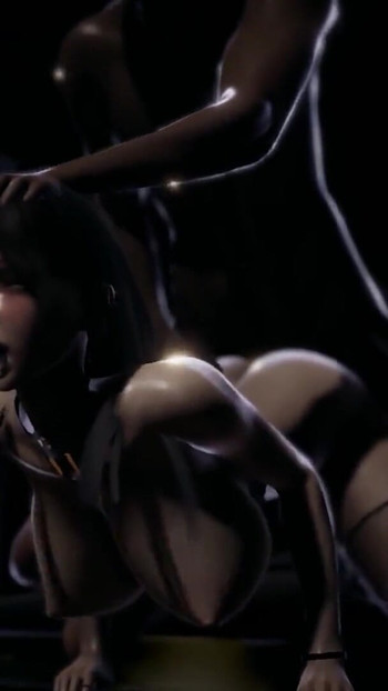 Epic moment from "Big Tiddy Goth Girl fucks hard cock - Hentai"