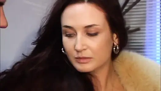 In Exchange for Her Freedom She Fucks the Director and the Prison Guard