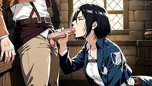 Eren Mulut Dan Meniduri Mikasu Ackerman