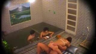 fack in public bath 