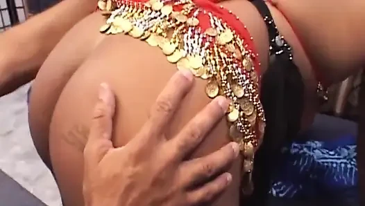 Big natural boobs Asian hairy pussy fucking