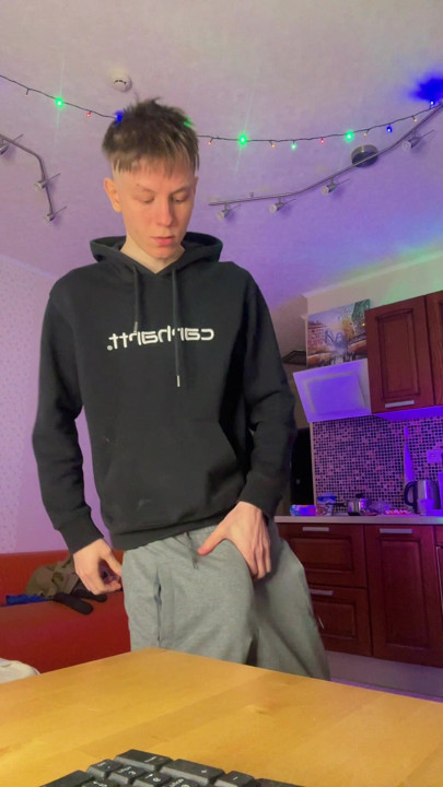 Watch This Young Student Shoot A Thick Load Of Cum