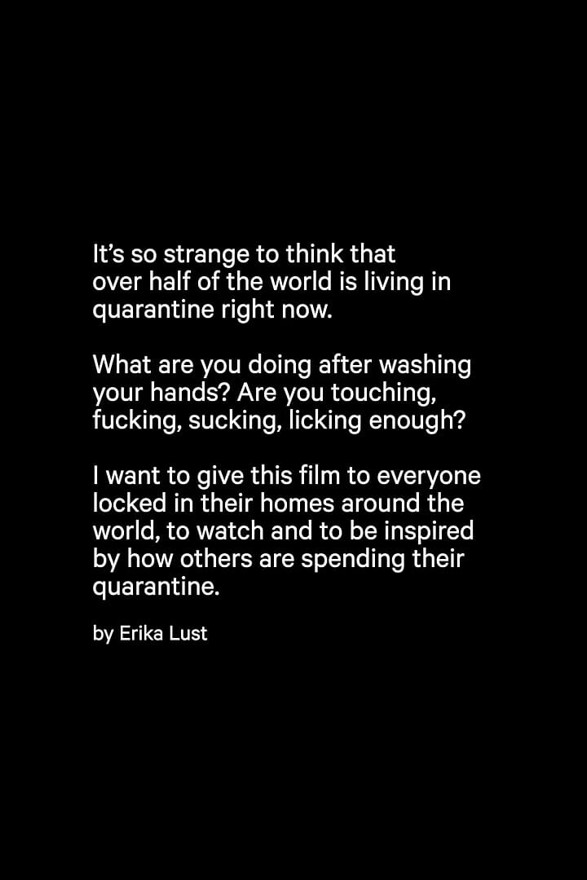Erika Lust - Sex in the Time of Quarantine