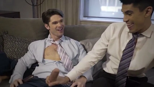 Gentlemen Hard At Work Scene
