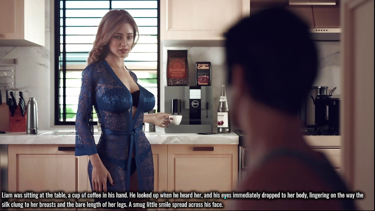 Awam Cuckold Tease - Sophia Strips Completely Naked for Sam Behind Her Husband’s Back