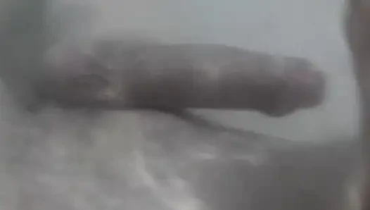 Underwater masturbation and cum