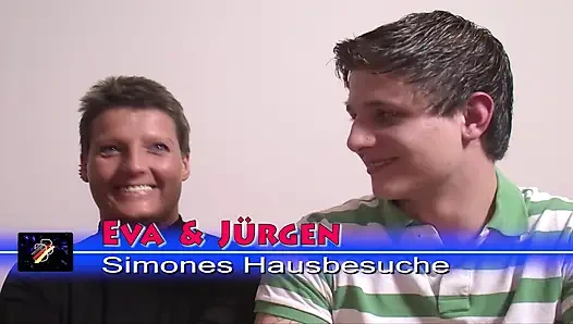 Nenek jerman yang nakal berbagi kontol besar di threesome