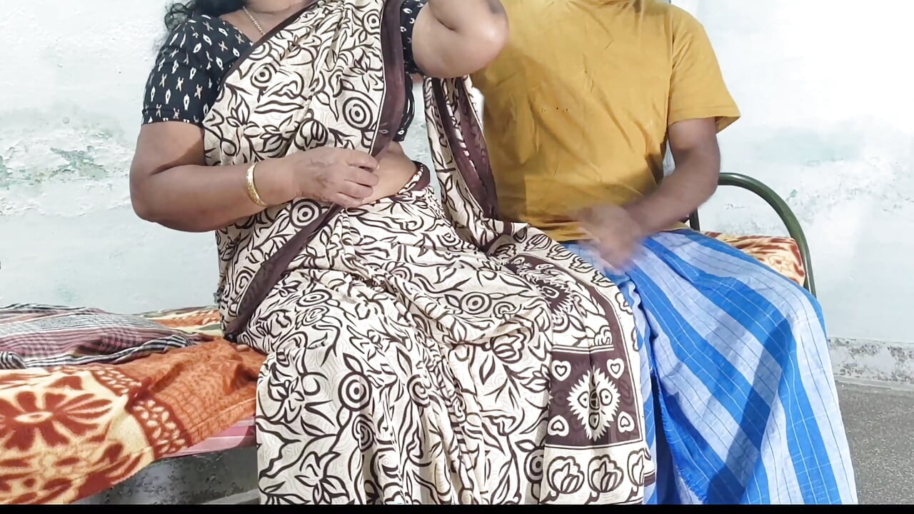 While My Stepmother Was Drinking Water, I Went There, Pulled Her Saree, and Had Sex with Her.